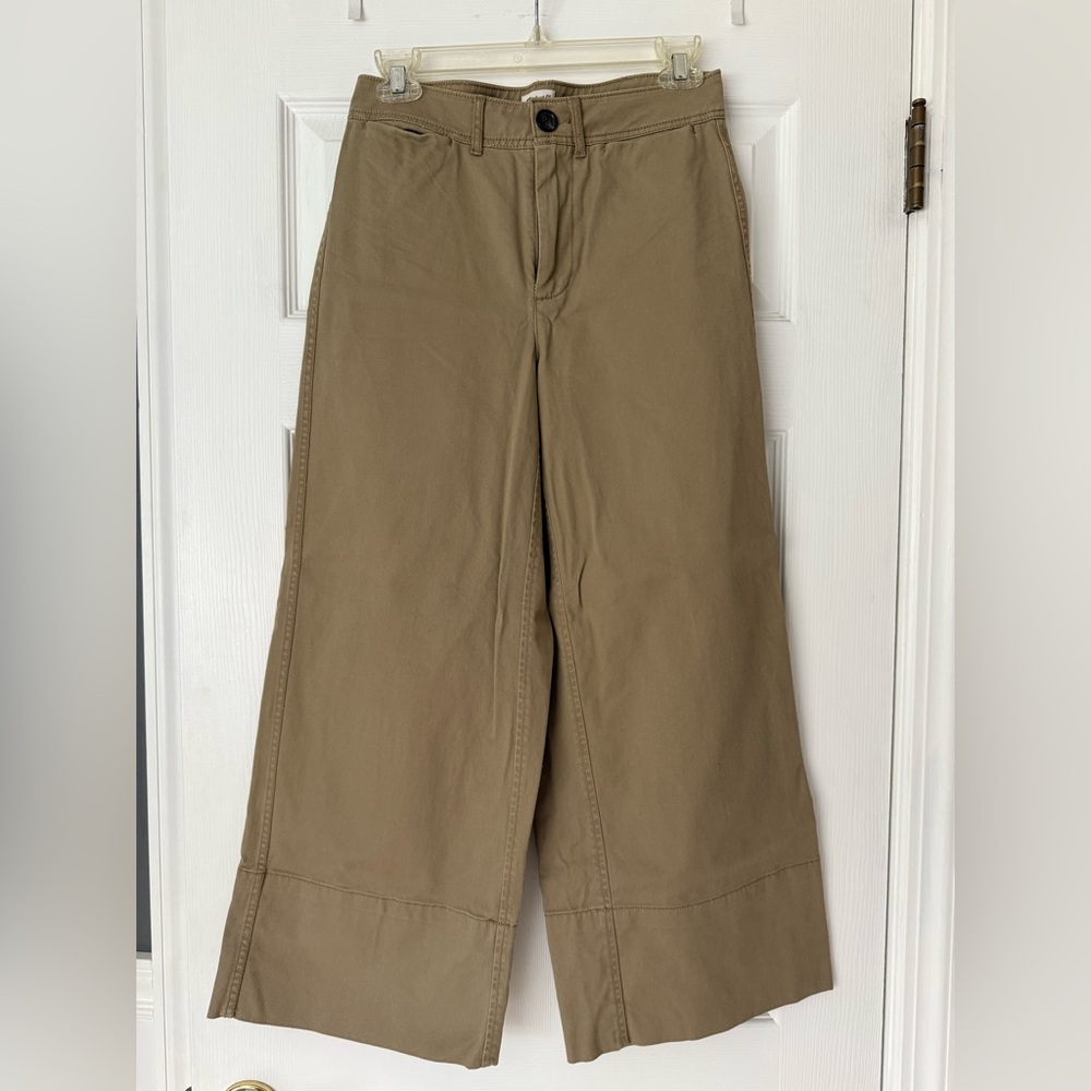 Madewell Wide-Leg Cropped Pants